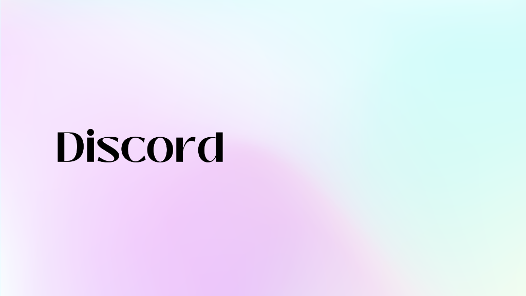Discord Slide 1